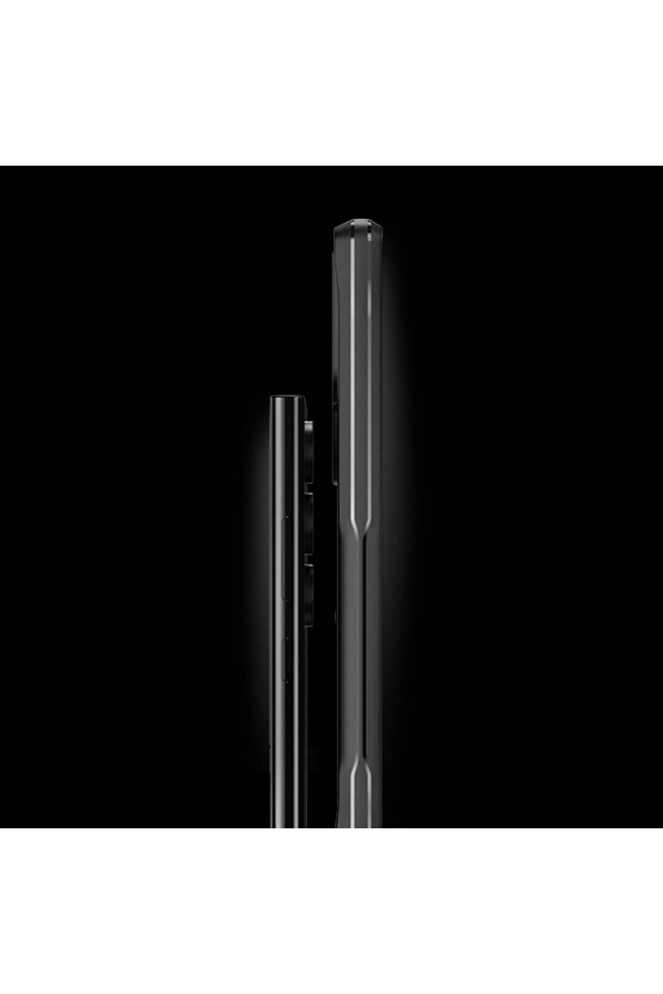 Galaxy S24 Ultra Kılıf Şeffaf Sert PC Arka Yüzey Tasarımlı Zore Edo Kapak