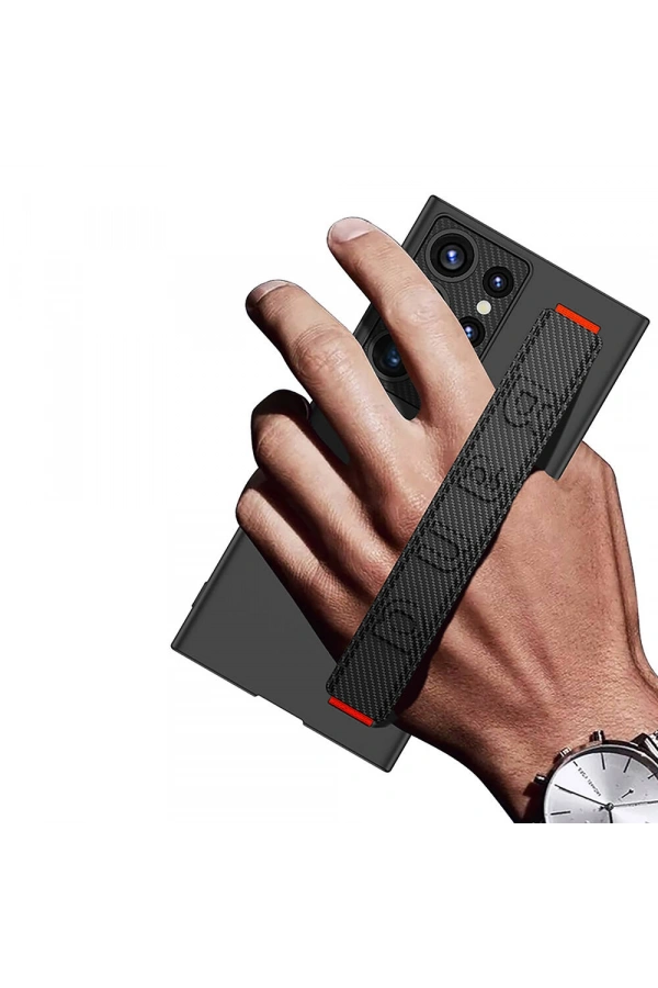 Galaxy S24 Ultra Kılıf Standlı El Tutacaklı Zore Band Kapak