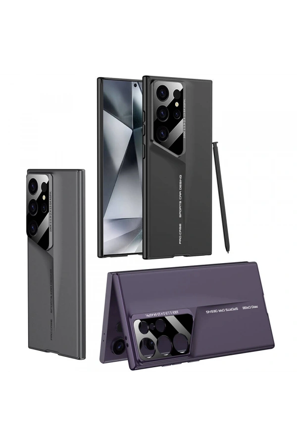 Galaxy S24 Ultra Kılıf Ultra İnce Kamera Korumalı Sert Rubber Zore Procase Kapak