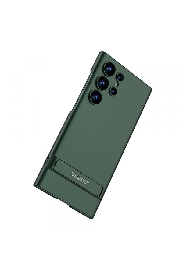 Galaxy S24 Ultra Kılıf Zore Kamera Korumalı Dikey Standlı Ays Kapak