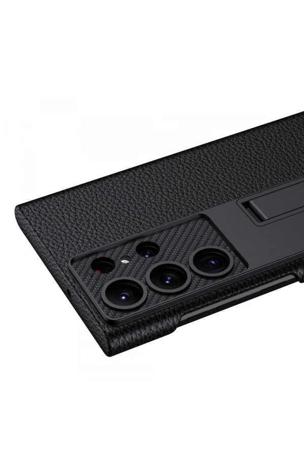 Galaxy S24 Ultra Kılıf Zore Kıpta Standlı Kapak