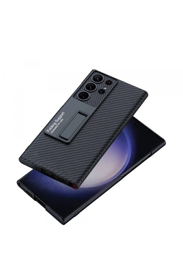 Galaxy S24 Ultra Kılıf Zore Kıpta Standlı Kapak