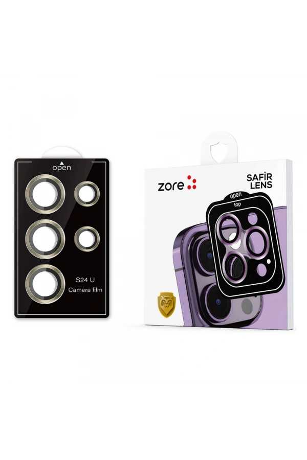 Galaxy S24 Ultra Zore Kamera Lens Koruyucu Cam Filmi