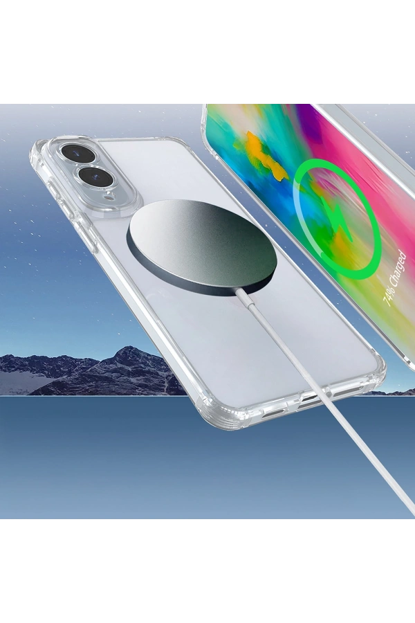 Galaxy S25 Edge Kılıf Airbagli Takılabilir Askı Aparatlı Zore Snap Silikon Kapak