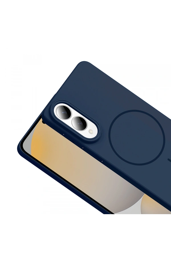 Galaxy S25 Edge Kılıf M-safe Şarj Özellikli Zore Ruby Sert Kapak