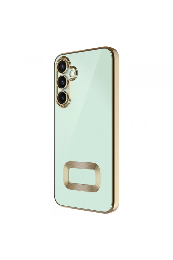 Galaxy S25 FE Kılıf Kamera Korumalı Logo Gösteren Zore Omega Kapak