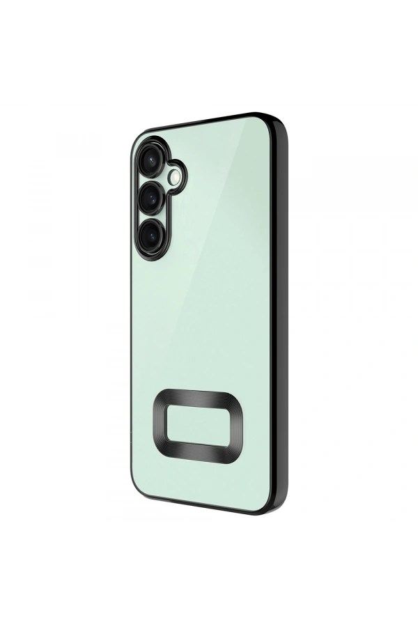 Galaxy S25 FE Kılıf Kamera Korumalı Logo Gösteren Zore Omega Kapak