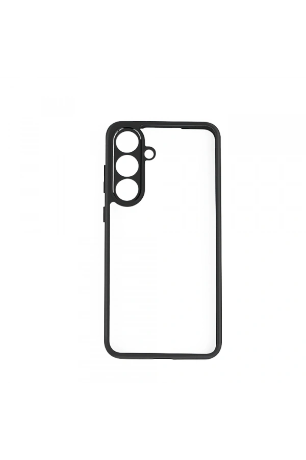 Galaxy S25 FE Kılıf Kamera Korumalı Şeffaf Arka Yüzey Zore New Roll Kapak