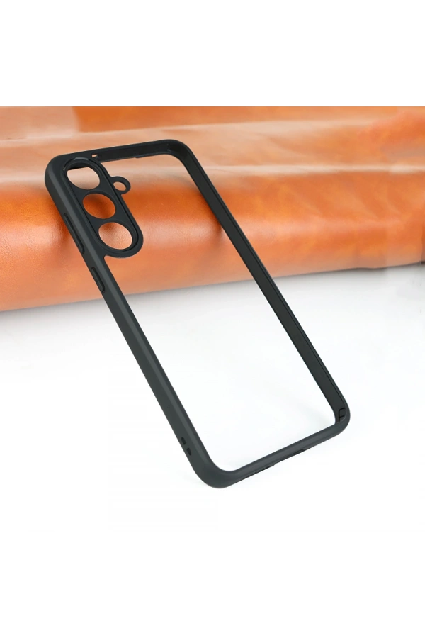 Galaxy S25 FE Kılıf Kamera Korumalı Şeffaf Arka Yüzey Zore New Roll Kapak