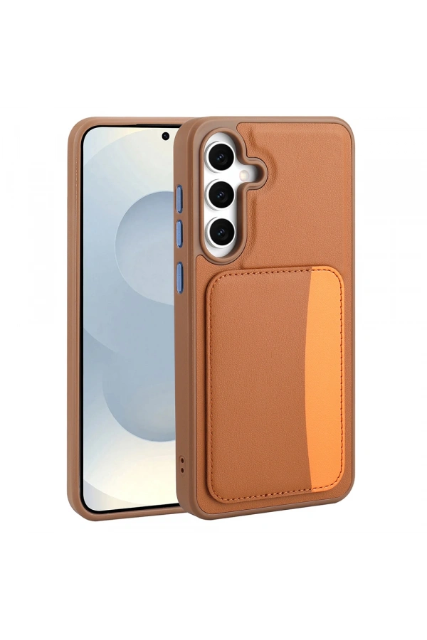 Galaxy S25 FE Kılıf Kartlıklı Zore X-Kart Silikon Kapak