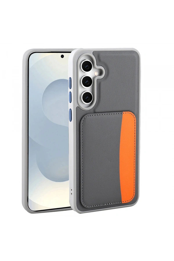 Galaxy S25 FE Kılıf Kartlıklı Zore X-Kart Silikon Kapak
