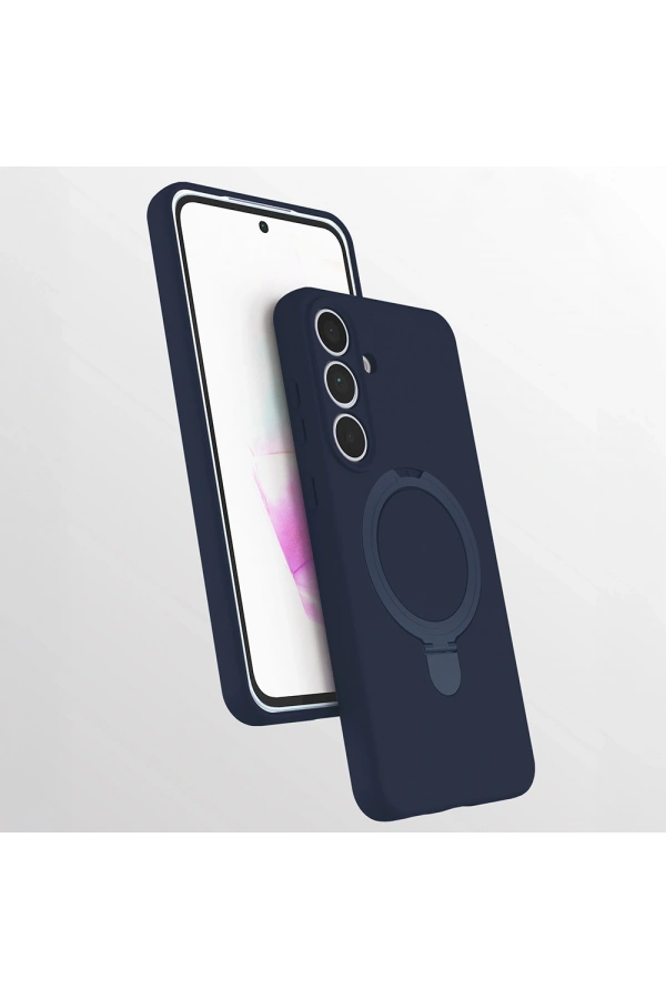 Galaxy S25 FE Kılıf M-safe Şarj Özellikli Standlı Zore Samara Kapak