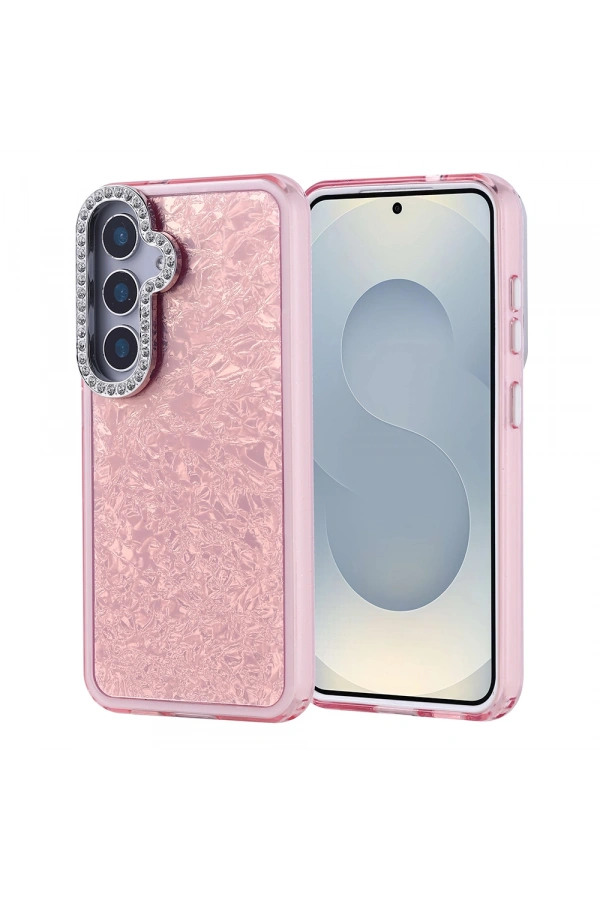 Galaxy S25 Kılıf Taşlı Tasarımlı Zore Kapi Kapak