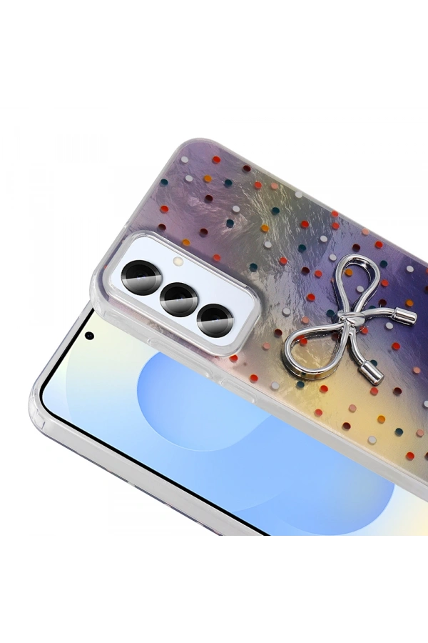 Galaxy S25 Plus Kılıf Kamera Korumalı Figürlü Zore Ponti Silikon Kapak