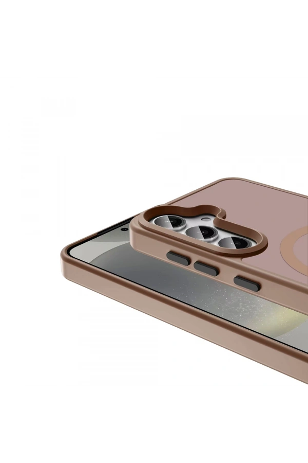 Galaxy S25 Plus Kılıf M-safe Şarj Özellikli Mat Arka Yüzey Zore Sio Kapak