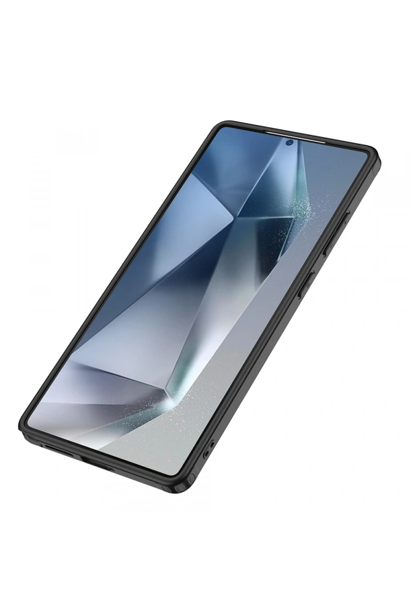 Galaxy S25 Ultra Kılıf Kamera Korumalı Şeffaf Arka Yüzey Zore New Roll Kapak