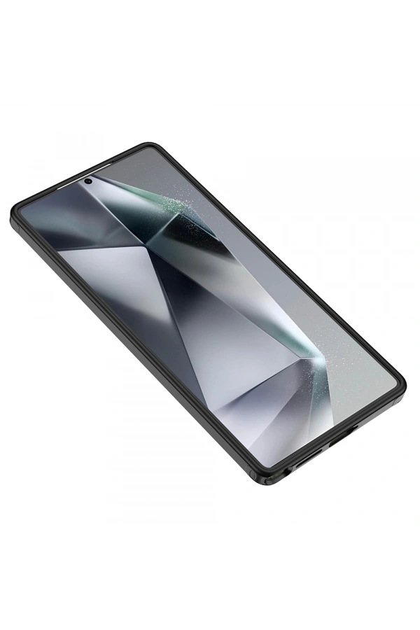 Galaxy S25 Ultra Kılıf Kamera Korumalı Şeffaf Arka Yüzey Zore New Roll Kapak
