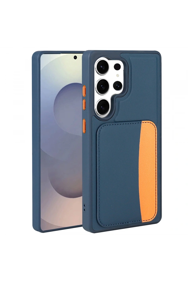 Galaxy S25 Ultra Kılıf Kartlıklı Zore X-Kart Silikon Kapak