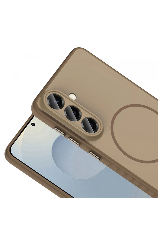 Galaxy S26 Plus Kılıf M-safe Şarj Özellikli Zore Tea Kapak