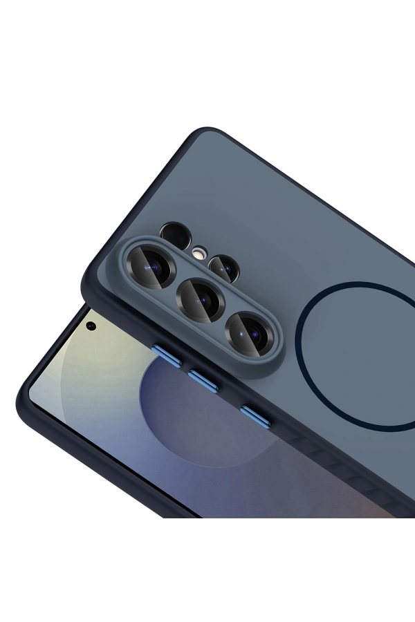 Galaxy S26 Ultra Kılıf M-safe Şarj Özellikli Zore Tea Kapak