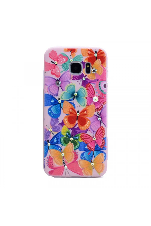 Galaxy S7 Edge Kılıf Zore Pembiş Silikon