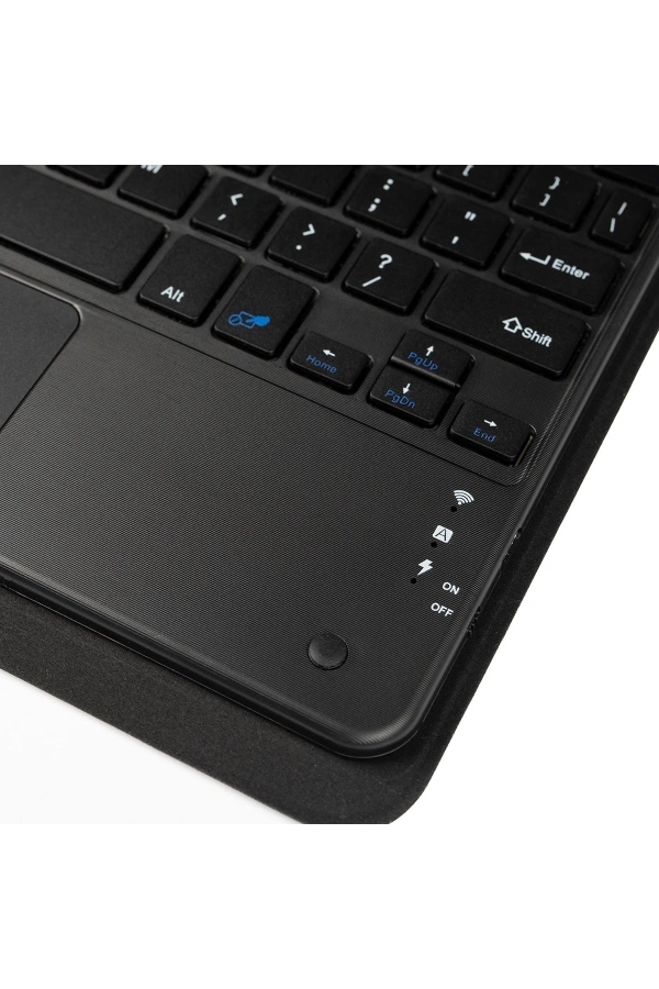 Galaxy Tab A 8.0 (2019) Zore Border Keyboard Bluetooh Bağlantılı Standlı Klavyeli Tablet Kılıfı