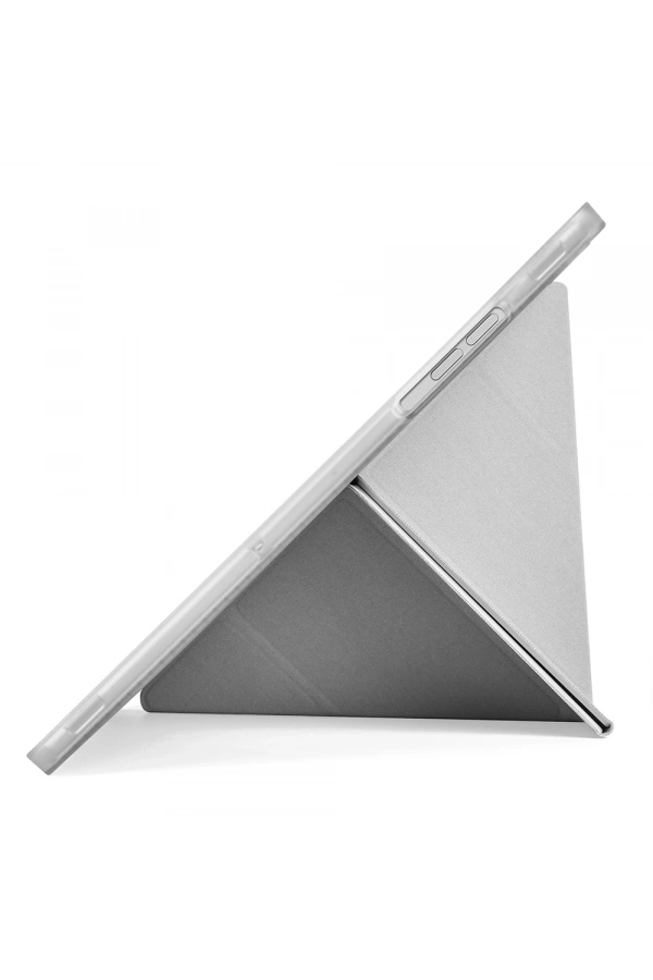 Galaxy Tab A11 Plus Kılıf Zore Tri Folding Kalem Bölmeli Standlı Kılıf
