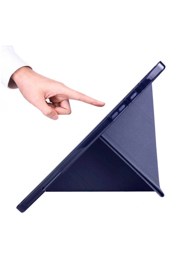Galaxy Tab A8 10.5 SM-X200 (2021) Kılıf Zore Tri Folding Kalem Bölmeli Standlı Kılıf