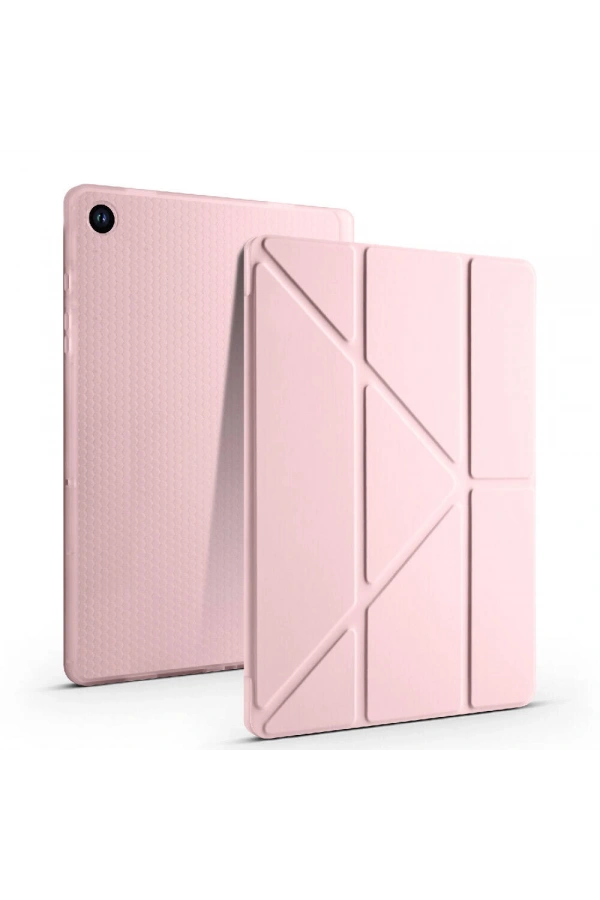 Galaxy Tab A9 Kılıf Zore Tri Folding Kalem Bölmeli Standlı Kılıf