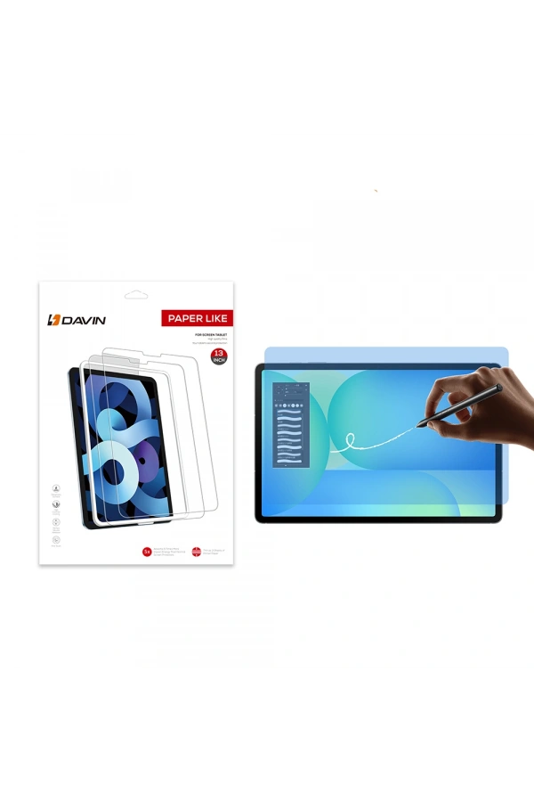 Galaxy Tab S10 FE Plus Kağıt Hisli Mat Davin Paper Like Tablet Ekran Koruyucu