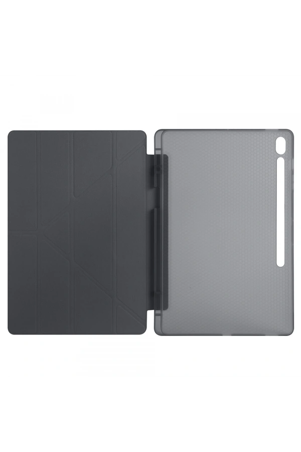 Galaxy Tab S10 FE Plus Kılıf Zore Tri Folding Kalem Bölmeli Standlı Kılıf