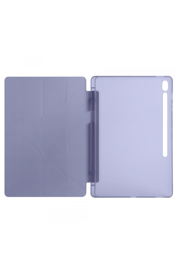 Galaxy Tab S10 FE Plus Kılıf Zore Tri Folding Kalem Bölmeli Standlı Kılıf