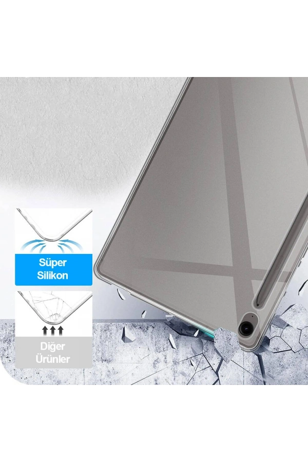 Galaxy Tab S10 Lite Kılıf Zore Tablet Süper Silikon Kapak
