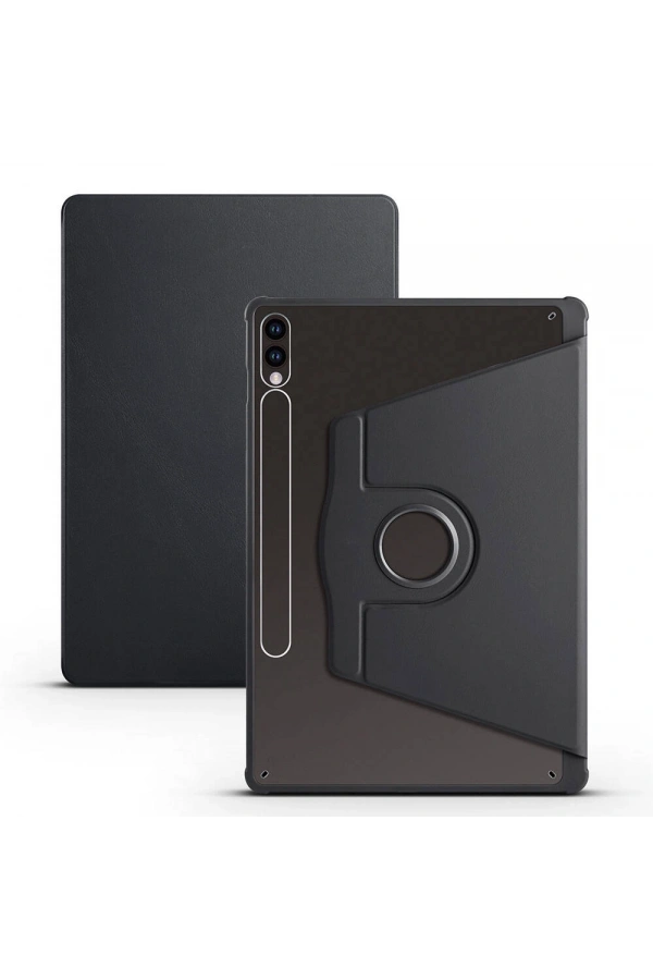 Galaxy Tab S10 Plus Kılıf Zore Termik Kalem Bölmeli Dönebilen Standlı Kılıf