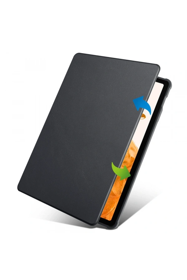 Galaxy Tab S10 Plus Kılıf Zore Termik Kalem Bölmeli Dönebilen Standlı Kılıf