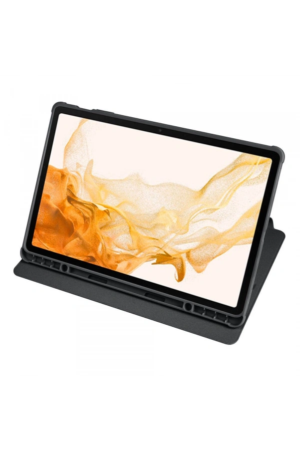 Galaxy Tab S10 Plus Kılıf Zore Termik Kalem Bölmeli Dönebilen Standlı Kılıf