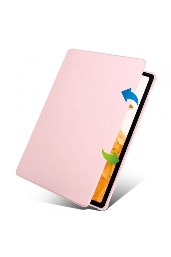Galaxy Tab S10 Plus Kılıf Zore Termik Kalem Bölmeli Dönebilen Standlı Kılıf