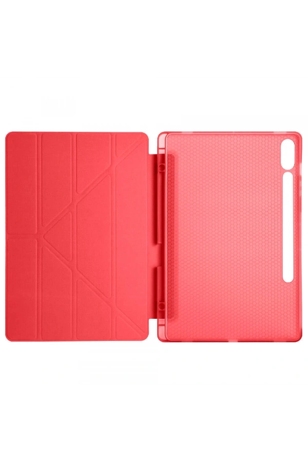 Galaxy Tab S10 Plus Kılıf Zore Tri Folding Kalem Bölmeli Standlı Kılıf