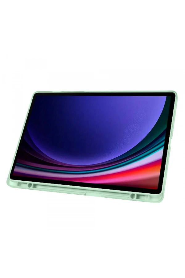 Galaxy Tab S10 Plus Kılıf Zore Tri Folding Kalem Bölmeli Standlı Kılıf