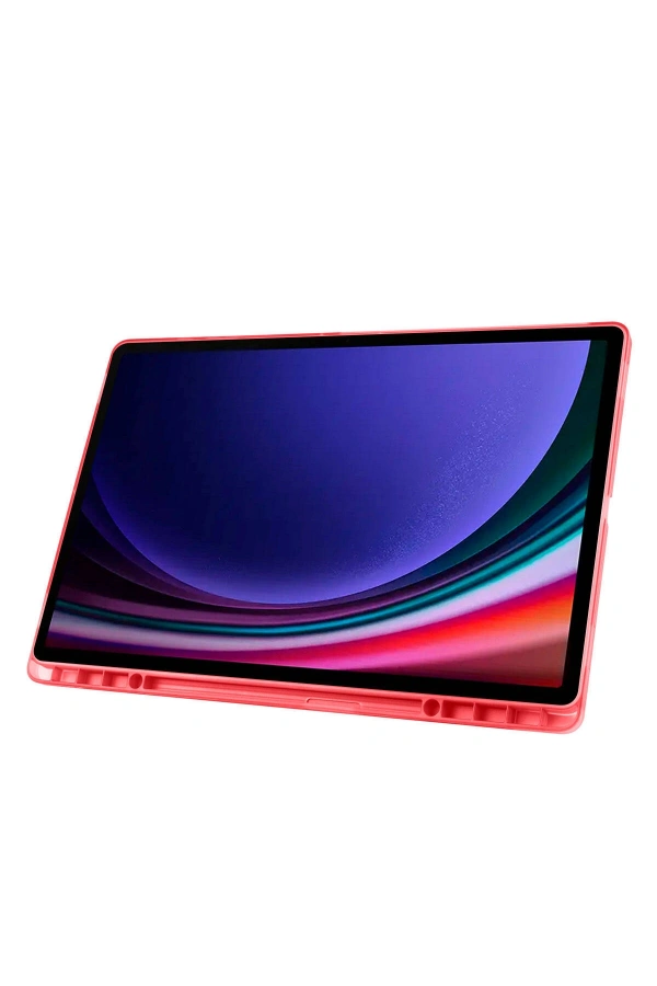 Galaxy Tab S10 Ultra Kılıf Zore Tri Folding Kalem Bölmeli Standlı Kılıf