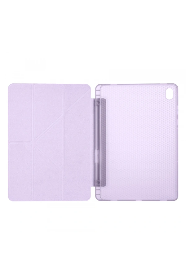 Galaxy Tab S11 Kılıf Zore Tri Folding Kalem Bölmeli Standlı Kılıf