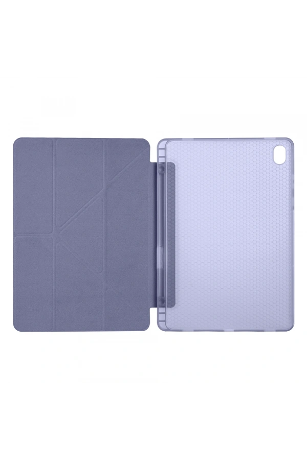 Galaxy Tab S11 Kılıf Zore Tri Folding Kalem Bölmeli Standlı Kılıf
