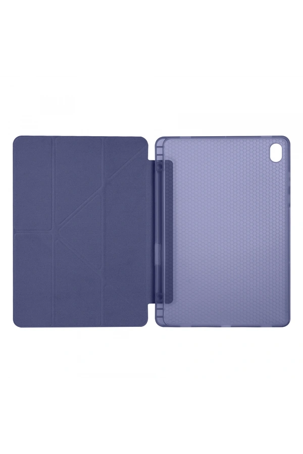 Galaxy Tab S11 Kılıf Zore Tri Folding Kalem Bölmeli Standlı Kılıf