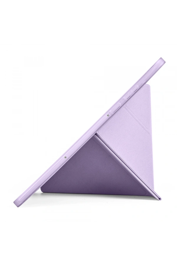 Galaxy Tab S11 Kılıf Zore Tri Folding Kalem Bölmeli Standlı Kılıf