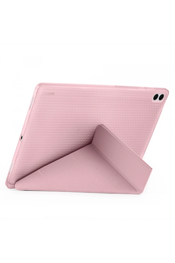 Galaxy Tab S11 Ultra Kılıf Zore Tri Folding Kalem Bölmeli Standlı Kılıf
