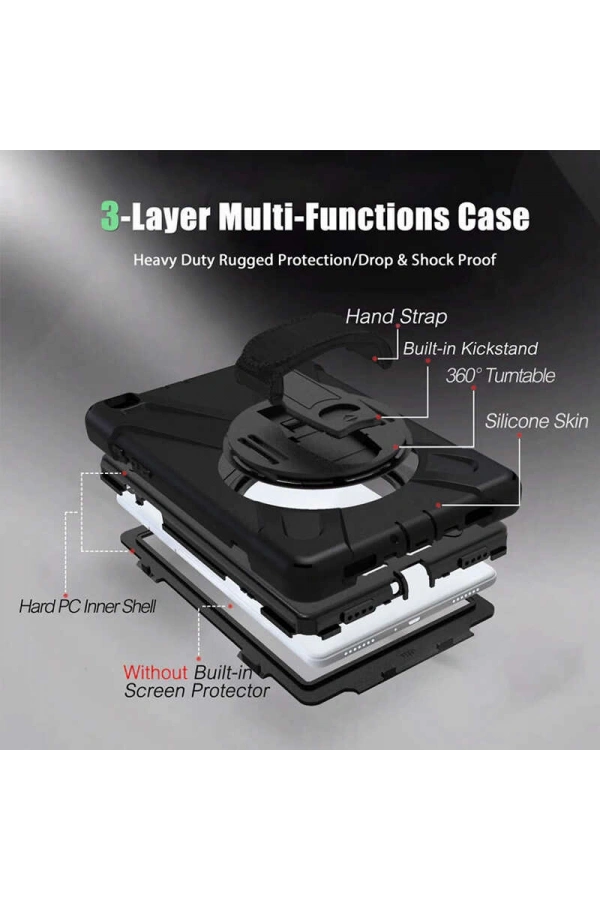 Galaxy Tab S6 Lite P610 Kılıf Zore Defender Tablet Silikon