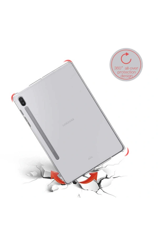 Galaxy Tab S7 T870 Kılıf Zore Tablet Süper Silikon Kapak