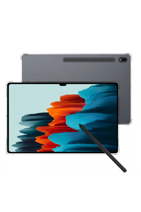 Galaxy Tab S8 Plus Kılıf Zore Tablet Nitro Anti Shock Silikon Kapak
