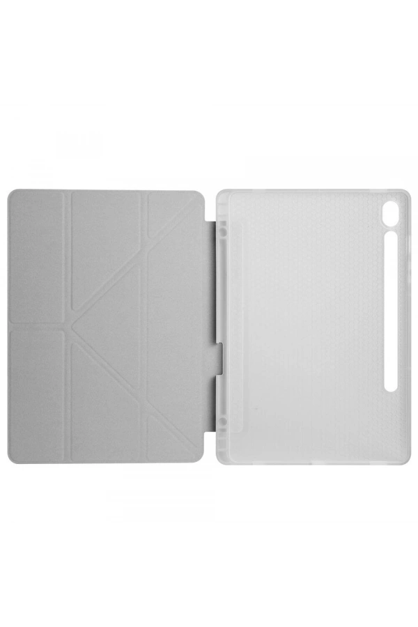 Galaxy Tab S9 FE Kılıf Zore Tri Folding Kalem Bölmeli Standlı Kılıf
