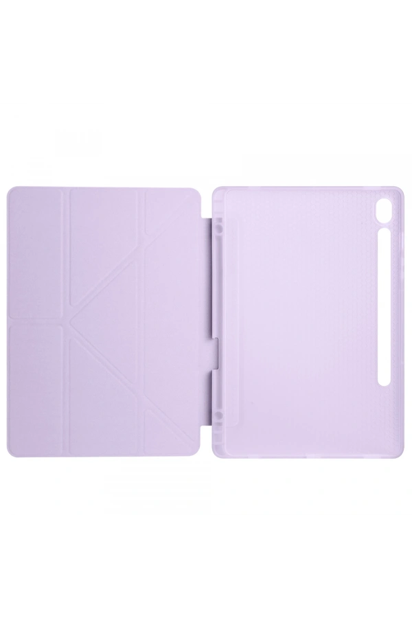 Galaxy Tab S9 FE Kılıf Zore Tri Folding Kalem Bölmeli Standlı Kılıf